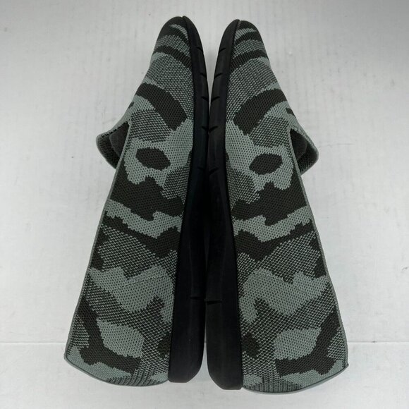Comfortview Womens Size 10.5 Madie Camo Knit Slip-On Low Top Flats Loafers - Picture 6 of 9
